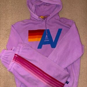 Aviator Nation Neon Purple Set